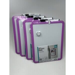 Pen+Gear 8x11 Whiteboards With Pen Set Of 4 Color Pink